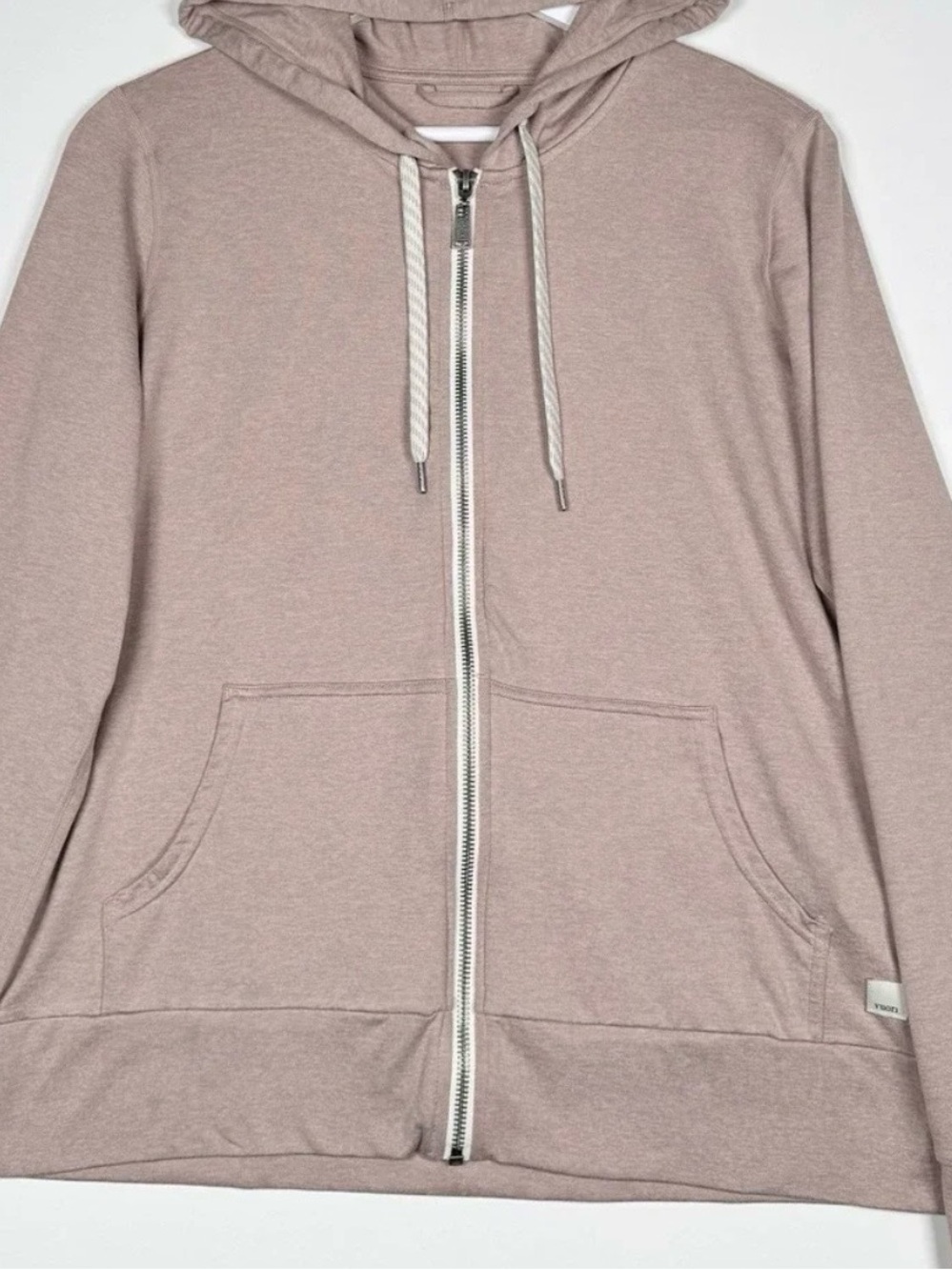 Vuori Halo Women's Lightweight Zip Hoodie Jacket - Mauve